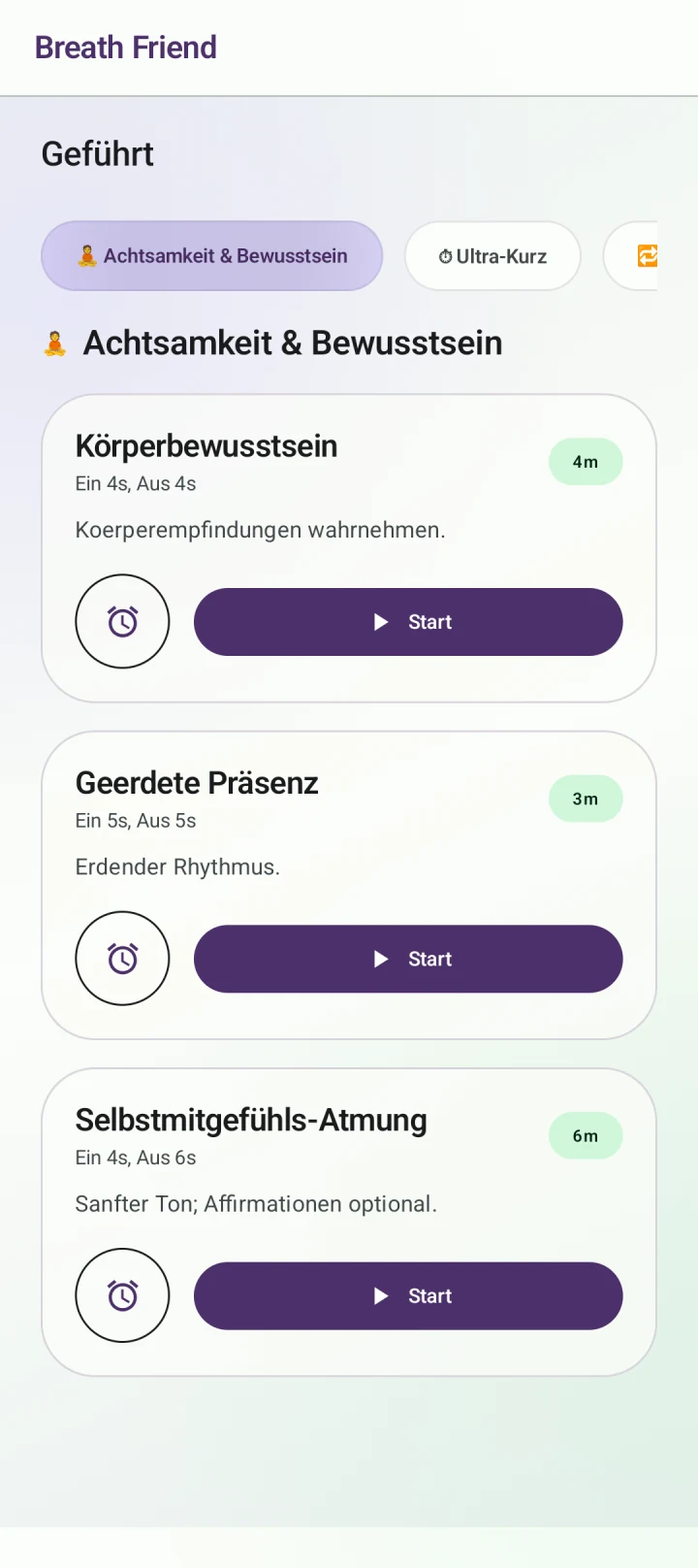Eine achtsame Pause · Körperbewusstsein