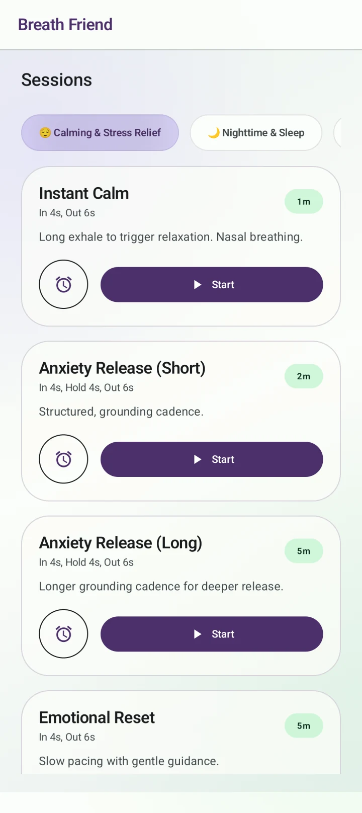 Everyday calm · Instant Calm
