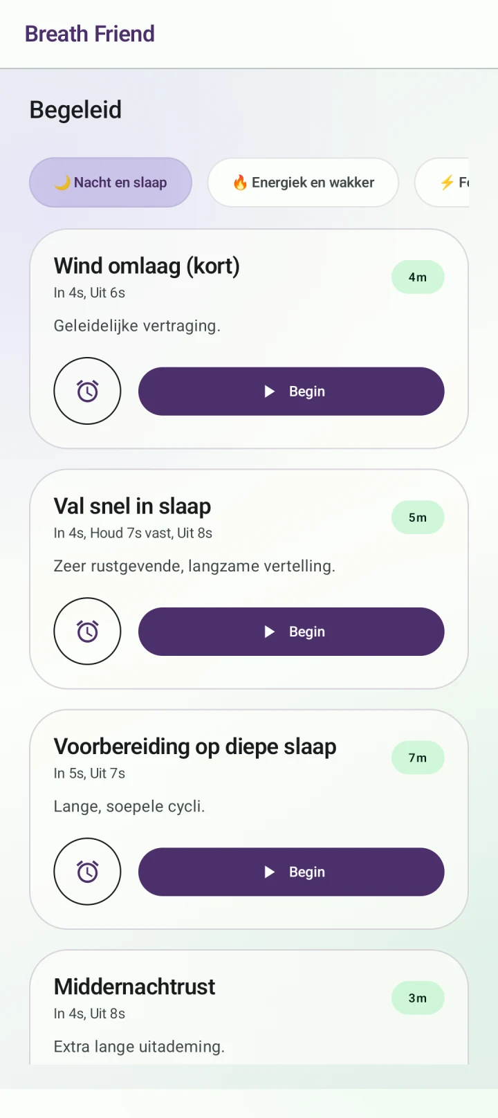 Tot rust komen voor bedtijd · Wind omlaag (kort)