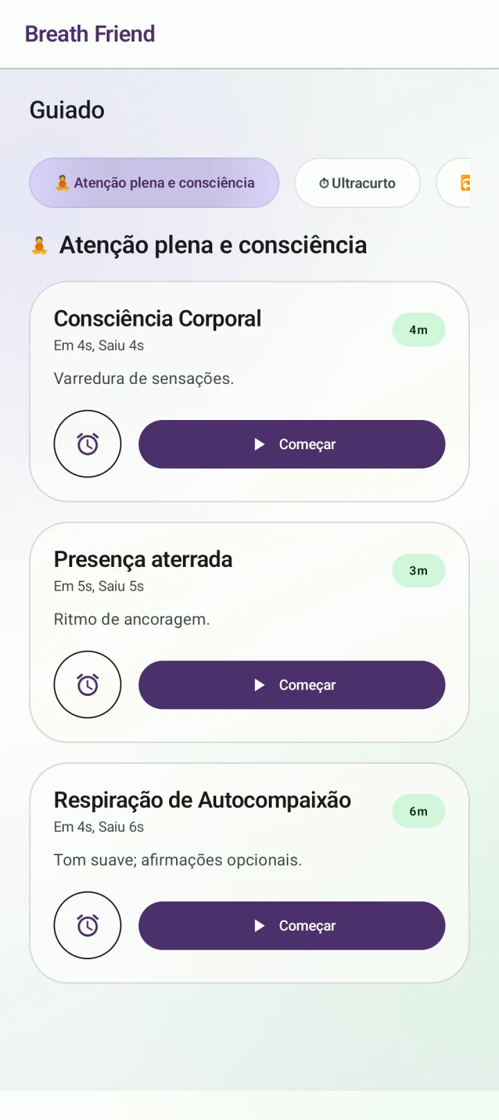 Uma pausa consciente · Consciência Corporal