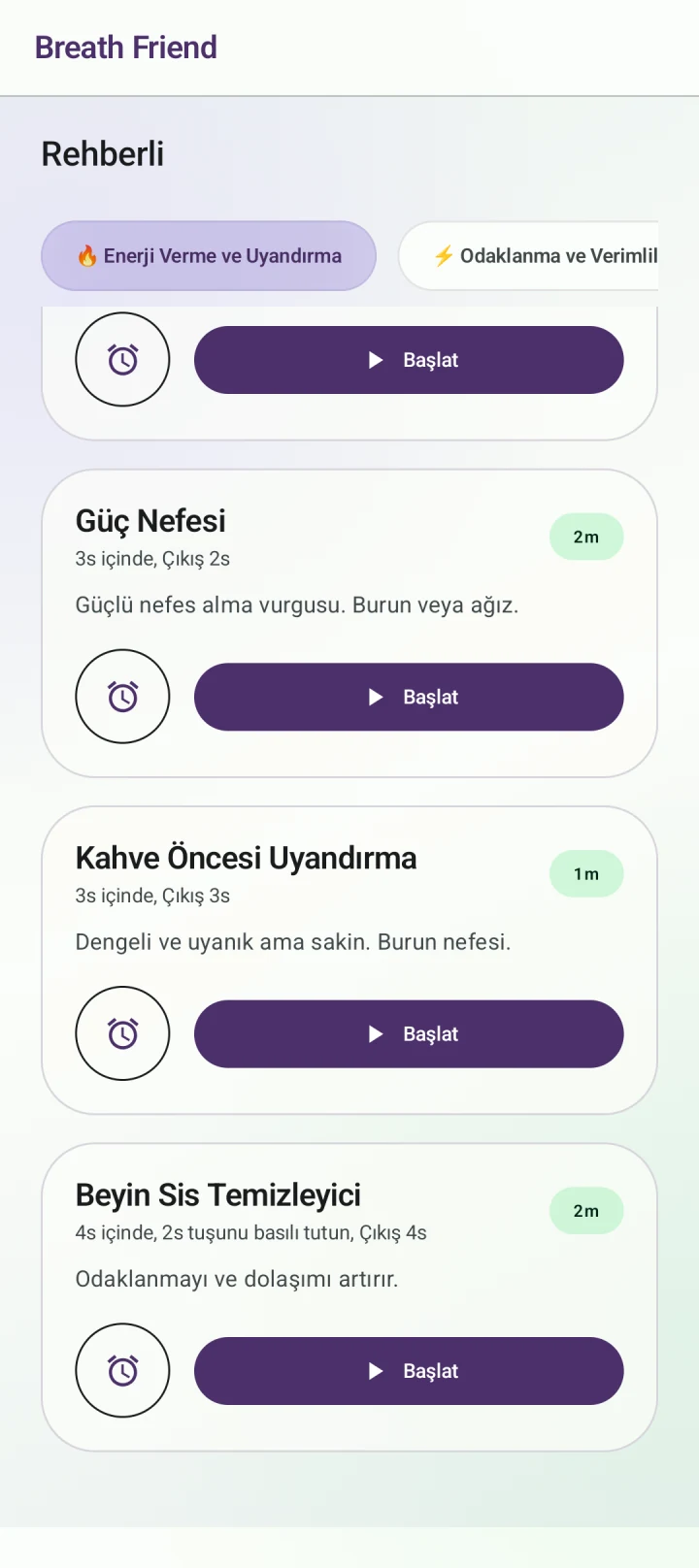 Sabaha başlamak · Kahve Öncesi Uyandırma