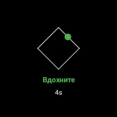 Путь фаз дыхания BreathFriend на Wear OS